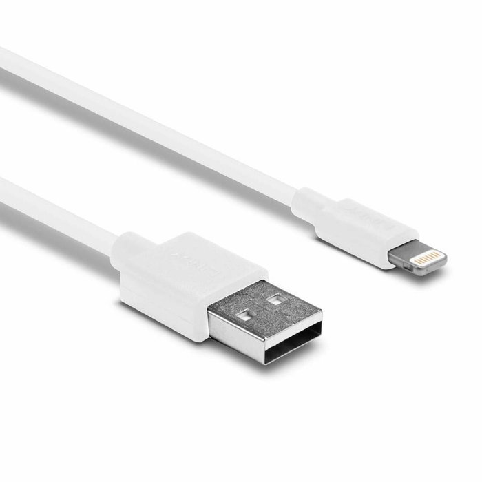 Lindy Cable 31327 USB-Lightning de 2 metros para iPhone/iPad, Conector de Carga y Sincronización, Color Blanco Lindy Cable 31327 USB-Lightning de 2 metros para iPhone/iPad, Conector de Carga y Sincronización, Color Blanco