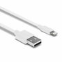 Lindy Cable 31327 USB-Lightning de 2 metros para iPhone/iPad, Conector de Carga y Sincronización, Color Blanco