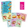 LÚDILO Juego de Cartas Taco Gorro Tarta Regalo Pizza 803105 Español Portugués +8 Años Juego de Mesa Divertido para Niños y Adultos