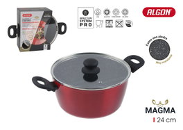 Algon Cacerola con Tapa Magma 24 cm