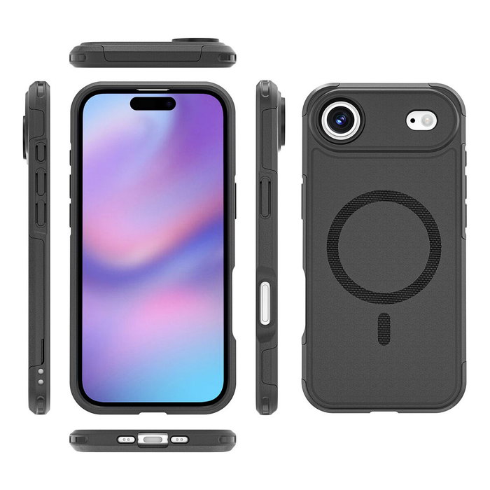4smarts Defend Case Bumper para Apple iPhone 17 Air de 16,8 cm (6.6") - Negro, Resistente a Golpes y Caídas, PC y TPU 4smarts Defend Case Bumper para Apple iPhone 17 Air de 16,8 cm (6.6") - Negro, Resistente a Golpes y Caídas, PC y TPU