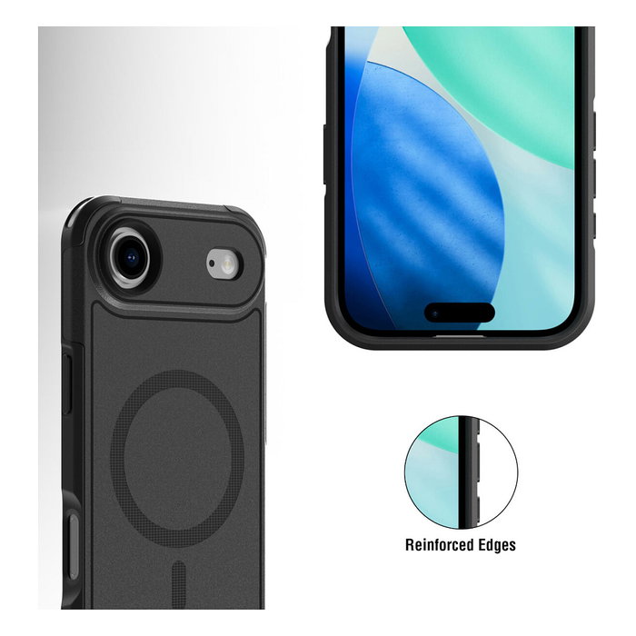 4smarts Defend Case Bumper para Apple iPhone 17 Air de 16,8 cm (6.6") - Negro, Resistente a Golpes y Caídas, PC y TPU 4smarts Defend Case Bumper para Apple iPhone 17 Air de 16,8 cm (6.6") - Negro, Resistente a Golpes y Caídas, PC y TPU