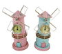 DKD Home Decor Reloj de Metal Molino Surtido