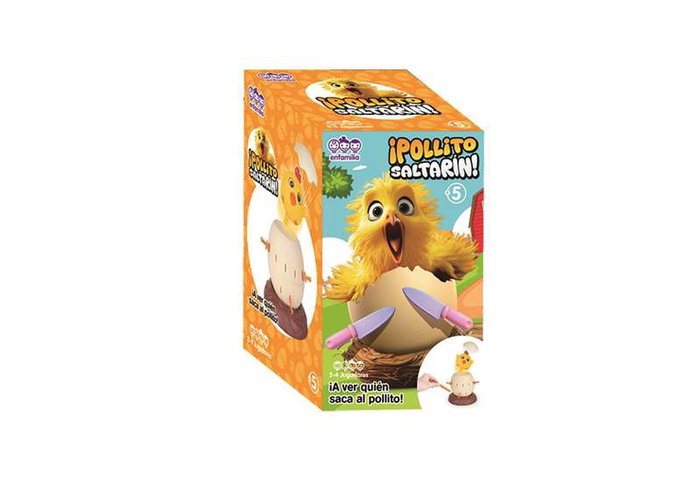 Jugatoys - enfamilia Juego ¡Pollito Saltarín!