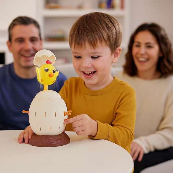 Jugatoys - enfamilia Juego ¡Pollito Saltarín!