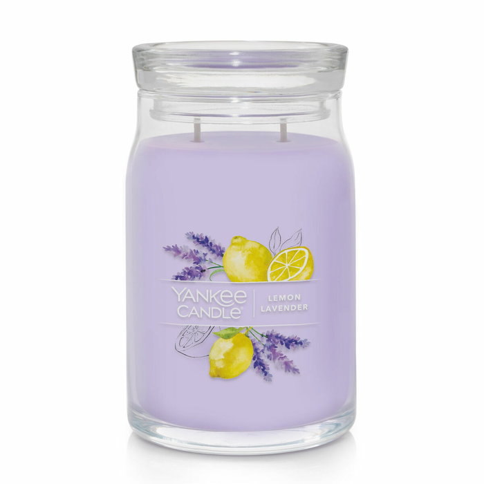 Yankee Candle Signature Lemon Lavender Vela en Frasco Grande 567g Yankee Candle Signature Lemon Lavender Vela en Frasco Grande 567g
