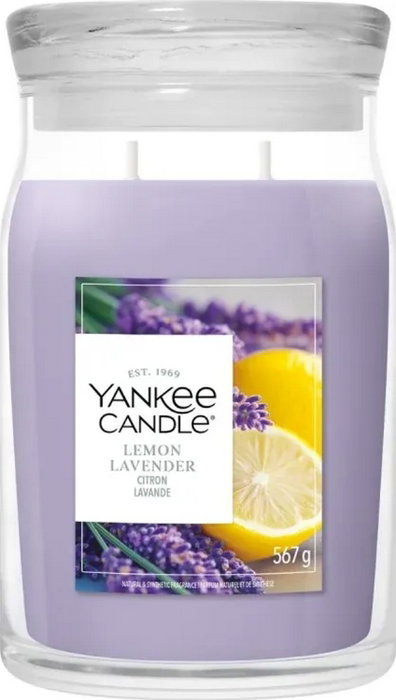 Yankee Candle Signature Lemon Lavender Vela en Frasco Grande 567g Yankee Candle Signature Lemon Lavender Vela en Frasco Grande 567g