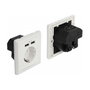 DeLOCK 11471 Toma de corriente empotrable con 2 puertos USB Tipo-A