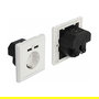DeLOCK Einbausteckdose con 2 puertos USB Tipo A de carga rápida 2.4A, para pared