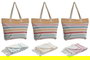 DKD Home Decor Bolso Mediterraneo Multicolor Set de 2 (3 Unidades) 12 x 36 x 37 cm