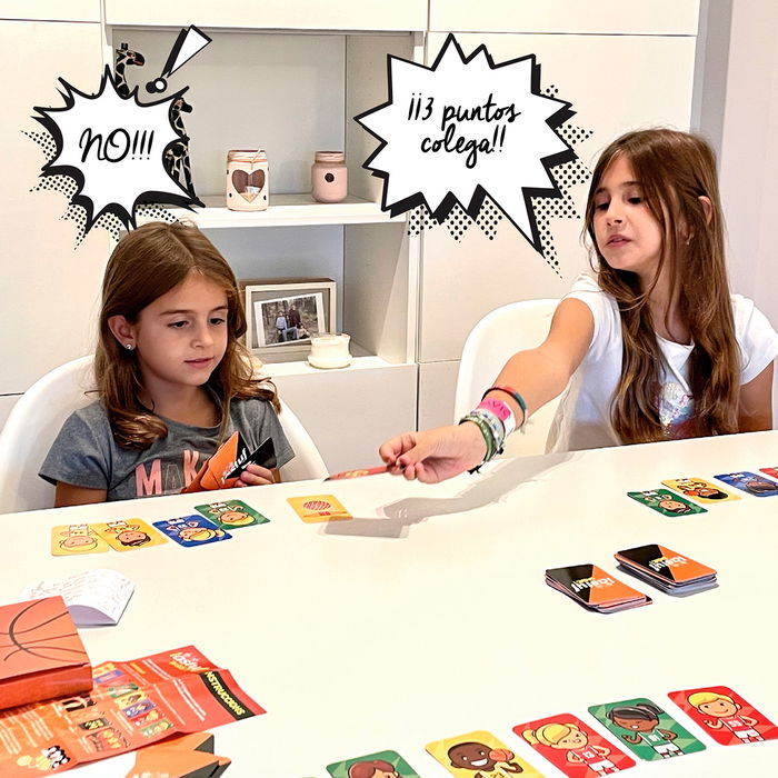 Deqube Lastuf Basket Juego de Cartas de Baloncesto para Niños y Adultos