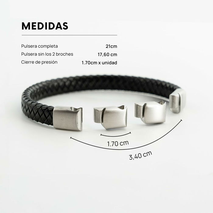 Pulsera Hombre Radiant RH000296 Negro