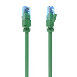 AISENS - CABLE DE RED LATIGUILLO RJ45 CAT.6 UTP AWG26 CCA, VERDE, 1.5M