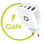 Mobile Origin PW22 Cargador GaN 40W 2x USB-C + 2x USB-A Blanco