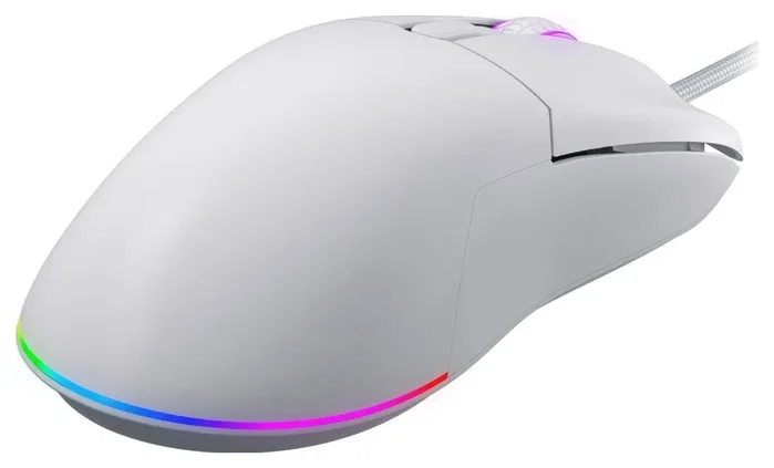 Hator Pulsar 3 HTM611 Ratón Gaming Blanco, Cableado, RGB, 12000 DPI