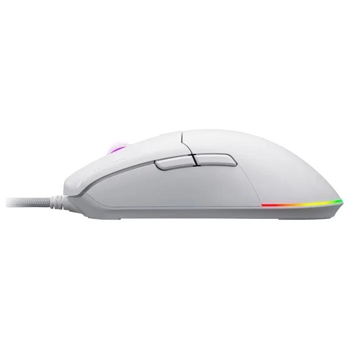 Hator Pulsar 3 HTM611 Ratón Gaming Blanco, Cableado, RGB, 12000 DPI
