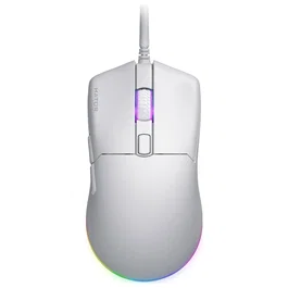 Hator Pulsar 3 HTM611 Ratón Gaming Blanco, Cableado, RGB, 12000 DPI