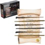 The Noble Collection Réplica Harry Potter Colección 6 Varitas Ejército Dumbledore Harry Hermione Ron Ginny Neville Luna