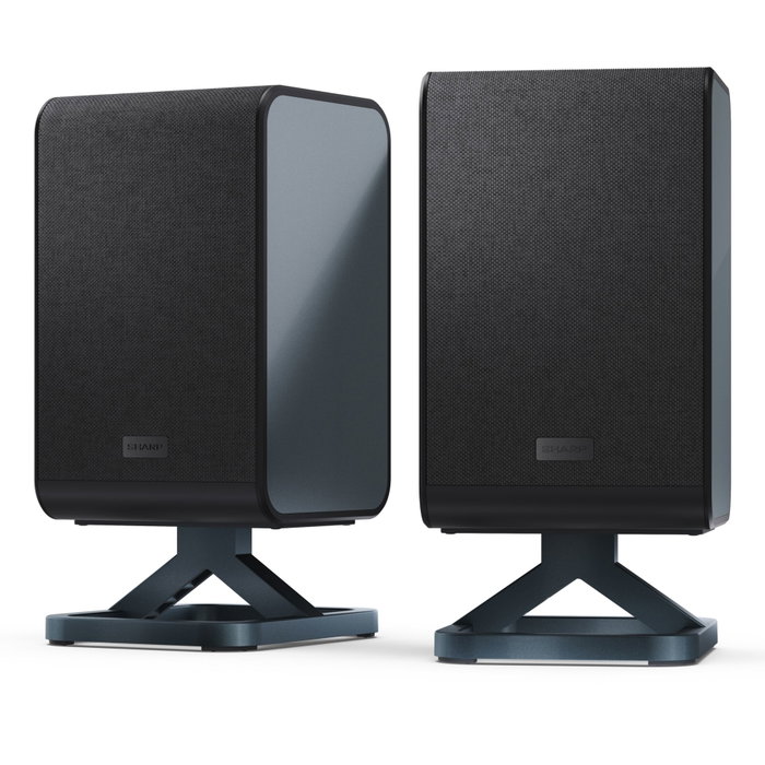 Sharp HT-SPR52021 Par de Altavoces Traseros Inalámbricos Negros Sharp HT-SPR52021 Par de Altavoces Traseros Inalámbricos Negros