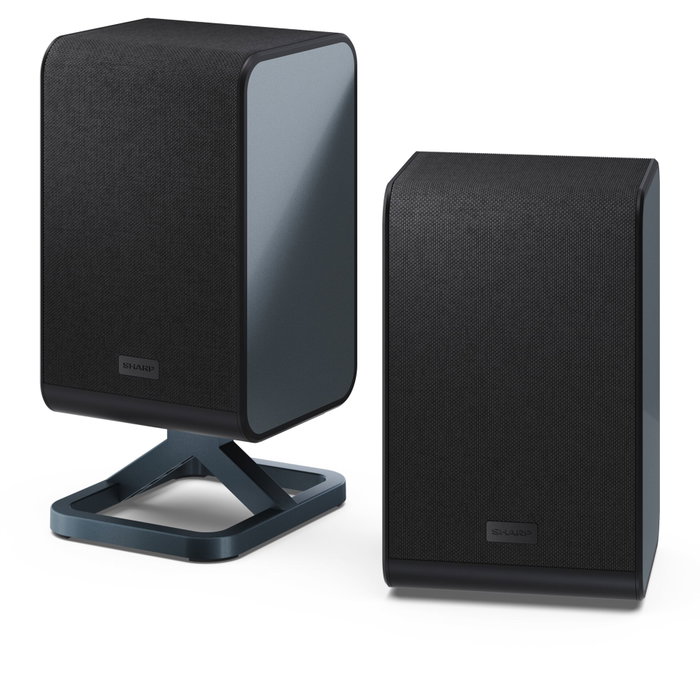 Sharp HT-SPR52021 Par de Altavoces Traseros Inalámbricos Negros Sharp HT-SPR52021 Par de Altavoces Traseros Inalámbricos Negros