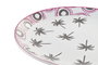 DKD Home Decor Vajilla Africa Azul de 18 piezas en Porcelana