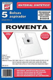 Rowenta Pack de 5 Bolsas para Aspirador Artec 2 Silence Force