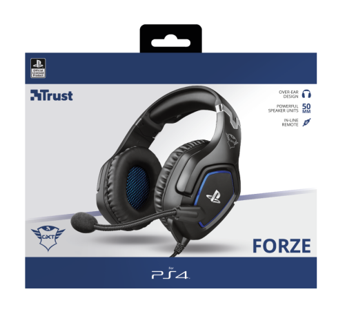 Trust GXT 488 PS4 Auriculares Diadema Negro
