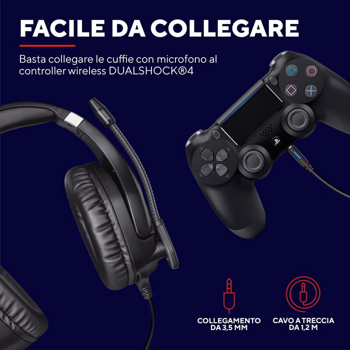 Trust GXT 488 Forze PS4 Auriculares Gaming Negro Trust GXT 488 Forze PS4 Auriculares Gaming Negro