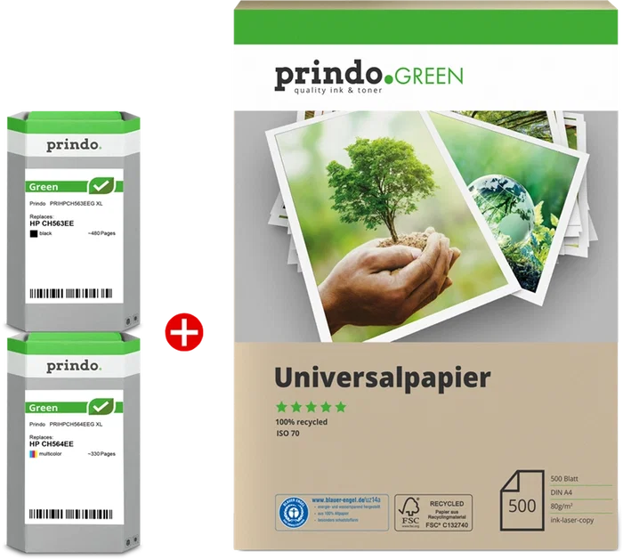 Prindo Green XL negro y varios colores Value Pack (Reacondicionado)