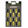 OMP SPEED Juego de 20 tornillos M12x1.5 con protector de aluminio amarillo