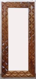 DKD Home Decor Espejo Mango Cristal 76x4x183 3D Natural