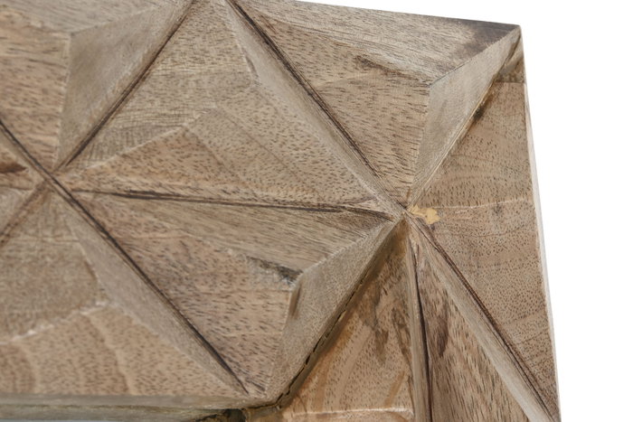 DKD Home Decor Espejo Mango Cristal 76x4x183 3D Natural