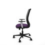 PIQUERAS Y CRESPO Silla de oficina Zulema con mecanismo Sincro/Traslack, Morado y Gris