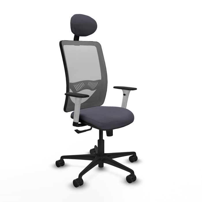 PIQUERAS Y CRESPO Silla de oficina Zulema con mecanismo Sincro Gris PIQUERAS Y CRESPO Silla de oficina Zulema con mecanismo Sincro Gris