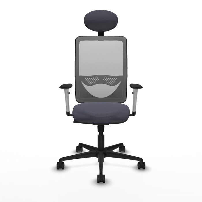 PIQUERAS Y CRESPO Silla de oficina Zulema con mecanismo Sincro Gris PIQUERAS Y CRESPO Silla de oficina Zulema con mecanismo Sincro Gris