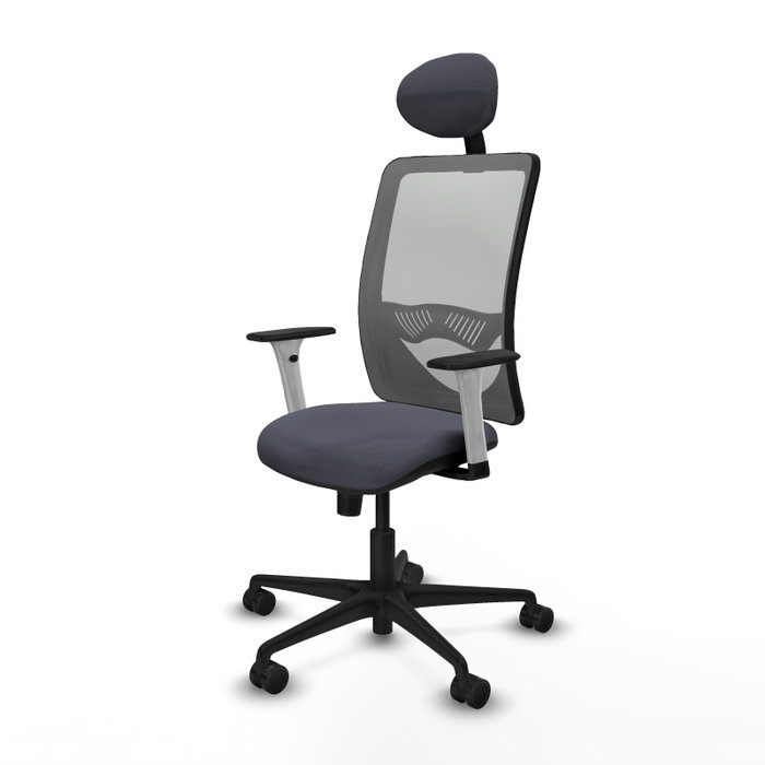 PIQUERAS Y CRESPO Silla de oficina Zulema con mecanismo Sincro Gris PIQUERAS Y CRESPO Silla de oficina Zulema con mecanismo Sincro Gris