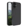 Dbramante1928 Carcasa Trasera Greenland para Apple iPhone 16 Plus - Plástico Reciclado Negro, Resistente a Impactos y Polvo, Carga Inalámbrica, 17 cm (6.7")