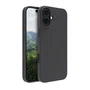 Dbramante1928 Carcasa Trasera Greenland para Apple iPhone 16 Plus - Plástico Reciclado Negro, Resistente a Impactos y Polvo, Carga Inalámbrica, 17 cm (6.7")