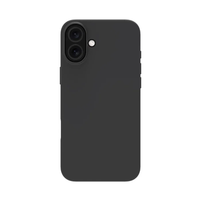 Dbramante1928 Carcasa Trasera Greenland para Apple iPhone 16 Plus - Plástico Reciclado Negro, Resistente a Impactos y Polvo, Carga Inalámbrica, 17 cm (6.7")