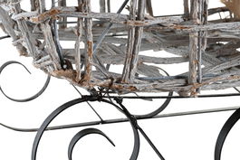 DKD Home Decor Trineo Navidad Blanco 46 x 62 x 90 cm