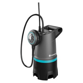 GARDENA Schmutzwasser-Tauchpumpe 20000 BASIC 9017-47 Bomba Sumergible 550W para Aguas Sucias 20000 l/h Altura 9m IPX8 Negro