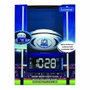 Lexibook Despertador digital 3D de pelota de rugby con luz nocturna y efectos de sonido
