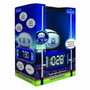 Lexibook Despertador digital 3D de pelota de rugby con luz nocturna y efectos de sonido