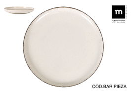 Fuente Redonda Anllo Nordic Ivor Ø27 cm La Mediterranea (6 Unidades)