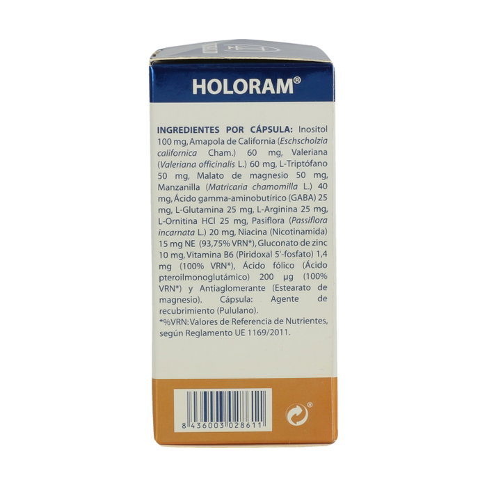 Equisalud Holoram Dormisol 60 cápsulas