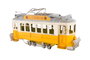 DKD Home Decor Vehículo de Decoración Metal Tranvía Amarillo