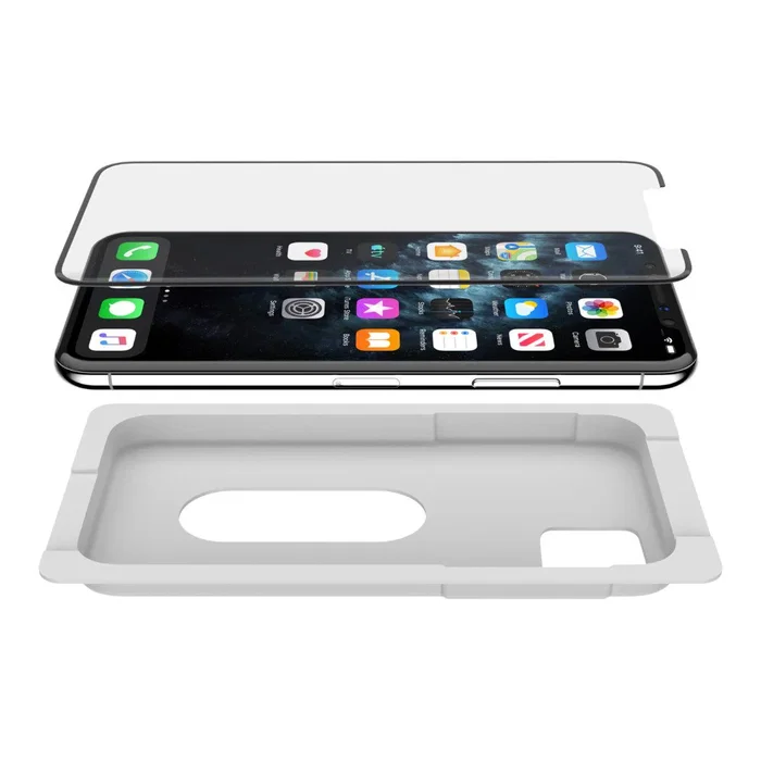 Belkin InvisiGlass Protector de Pantalla para iPhone 11 Pro Max y iPhone Xs Max - 6.5" - Resistente a Rayones y Anti-Huellas - Aplicación sin Burbujas
