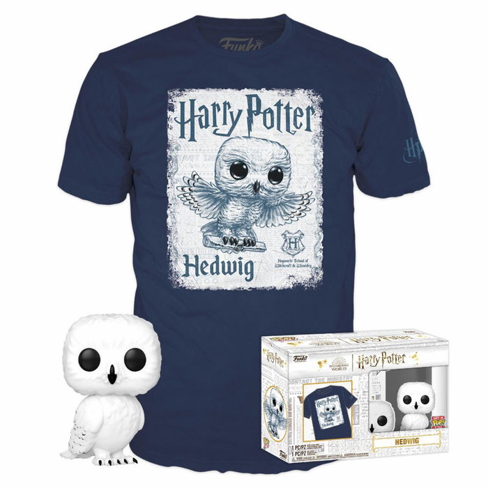 FUNKO Set figura POP & Tee Harry Potter Hedwig con camiseta M FUNKO Set figura POP & Tee Harry Potter Hedwig con camiseta M