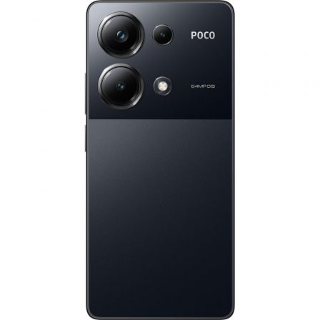 Xiaomi POCO M6 Pro Smartphone 12GB RAM 512GB Pantalla 6.67" AMOLED 120Hz Triple Cámara 64MP OIS Batería 5000mAh Carga Rápida 67W Negro MZB0G1GEU