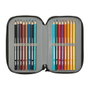 Safta Plumier Minecraft Screen Triple Cremallera 37 Piezas